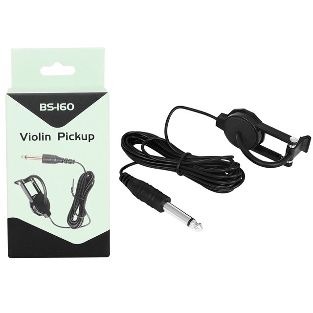 (Con Vídeo) Pastilla Violín Parche Portátil Sin Agujeros Clip para Pastilla Accesorios para Instrumentos Amplificador Orificio para Violín