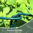 thumbnail image 4 of Soportes de jardín semicirculares para plantas trepadoras, 2 piezas de hierro verde de 25 cm de ancho x 40 cm de alto, ideales para rosas, tomates y enredaderas., 4 of 6