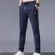 thumbnail image 1 of Pantalones largos de moda para hombre, de verano, informales, lisos, clásicos, largos, de seda helada, 1 of 3