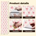thumbnail image 5 of Boho Peel and Stick Wallpaper Cute Ghosts Pink Bows Design Contact Paper 23.6in x 9.8ft Wallpaper Removable Self Adhesive Wall Paper for Girls Bedroom Nursery Cabinets, 5 of 8