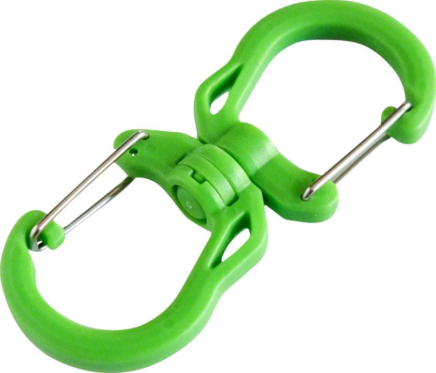 Tyny Tools Swivel Carabiner Large, Green, Each