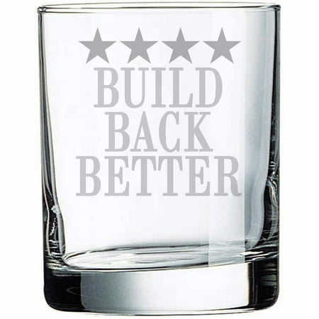 Joe Biden Build Back Better President of United States of America Democratic party wine glass 10 oz rock whiskey