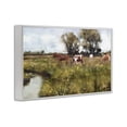 thumbnail image 4 of Stupell Industries Lazy Day Horse Landscape Landscape Painting White Framed Art Print Wall Art, 24 x 16, 4 of 10