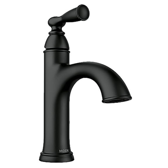 Moen Bathroom Faucet Banbury High Arc - 1 Handle - Black