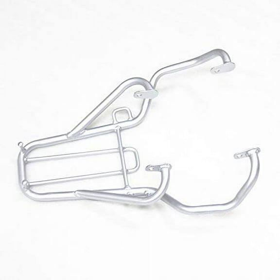 Silver Rear Seat Luggage Rack Back Support Bracket Cargo Carrier For Yamaha XT250 XT-250 Serow 1985-2005