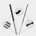 thumbnail image 5 of Juego de 7 brocas extralargas yuxing para madera 12 pulgadas 300 mm color plateado y negro, 5 of 5