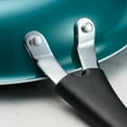 thumbnail image 3 of Tramontina 3-Pack Porcelain Enamel Non Stick Frying Pans, Teal, Skillet Set with Reinforced Nonstick Coating, Dishwasher and Oven Safe, 3 of 7