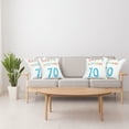 thumbnail image 4 of Ambesonne Colorful Throw Pillow Cover 4 Pack, Abstract 70 Birthday, 16", Multicolor, 4 of 5