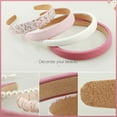 thumbnail image 3 of Headbands for Women, 7 Pcs Floral Pearl Headband, Non Slip Girls Hair Accessories, 3 of 8