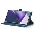 thumbnail image 6 of Allytech Wallet Case for Samsung Galaxy Note 20, Premium PU Leather Book Style Retro Credit Cards Slots Shockproof Anti-scratch Defender TPU Bumper Cover for Samsung Galaxy Note 20, Blue, 6 of 8