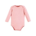 thumbnail image 4 of Hudson Baby Cotton Long-Sleeve Bodysuits, 3- Pack, Newborn- 24 Months, 4 of 5