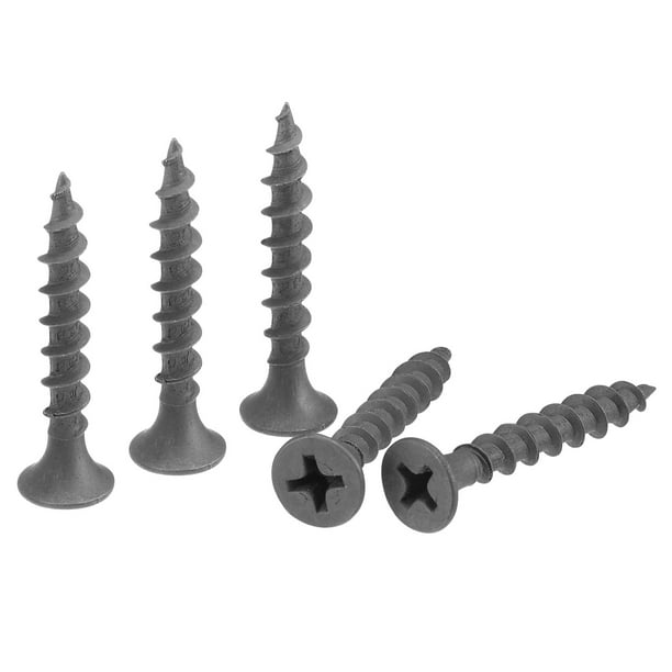 Tornillos De Madera Uxcell #8 X 1 3/16 Pulgadas De Acero Al Carbono Phillips Autorroscantes Gris 50 Paquetes