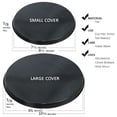 thumbnail image 2 of Round Electric Stovetop Burner Cover Set of 4, Almond, 2 of 3