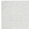 thumbnail image 4 of SAFAVIEH Toronto Kameron Solid Polyester Shag Area Rug, Ivory, 3' x 5', 4 of 6