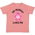 thumbnail image 3 of Inktastic Mamaw Loves Me Girls Bear Granddaughter Girls Toddler T-Shirt, 3 of 5