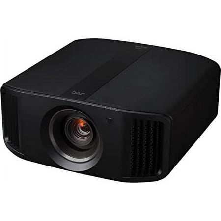 JVC DLA-NP5 D-ILA Lamp Projector, 1900 Lumens, 4K/120P, 65 mm All Glass Lens, 40,000:1 Native Contrast, 3 Year Warranty - Black