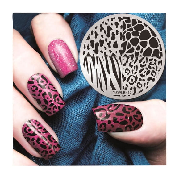 Fiudx Plantillas de Manicura para Estampación de Uñas