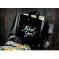 thumbnail image 2 of Infinite Pack Black 16"x12.5" Thank You Merchandise Bag(60 pcs) W/Loop Handle, Shopping Boutique Bag, 2 of 8