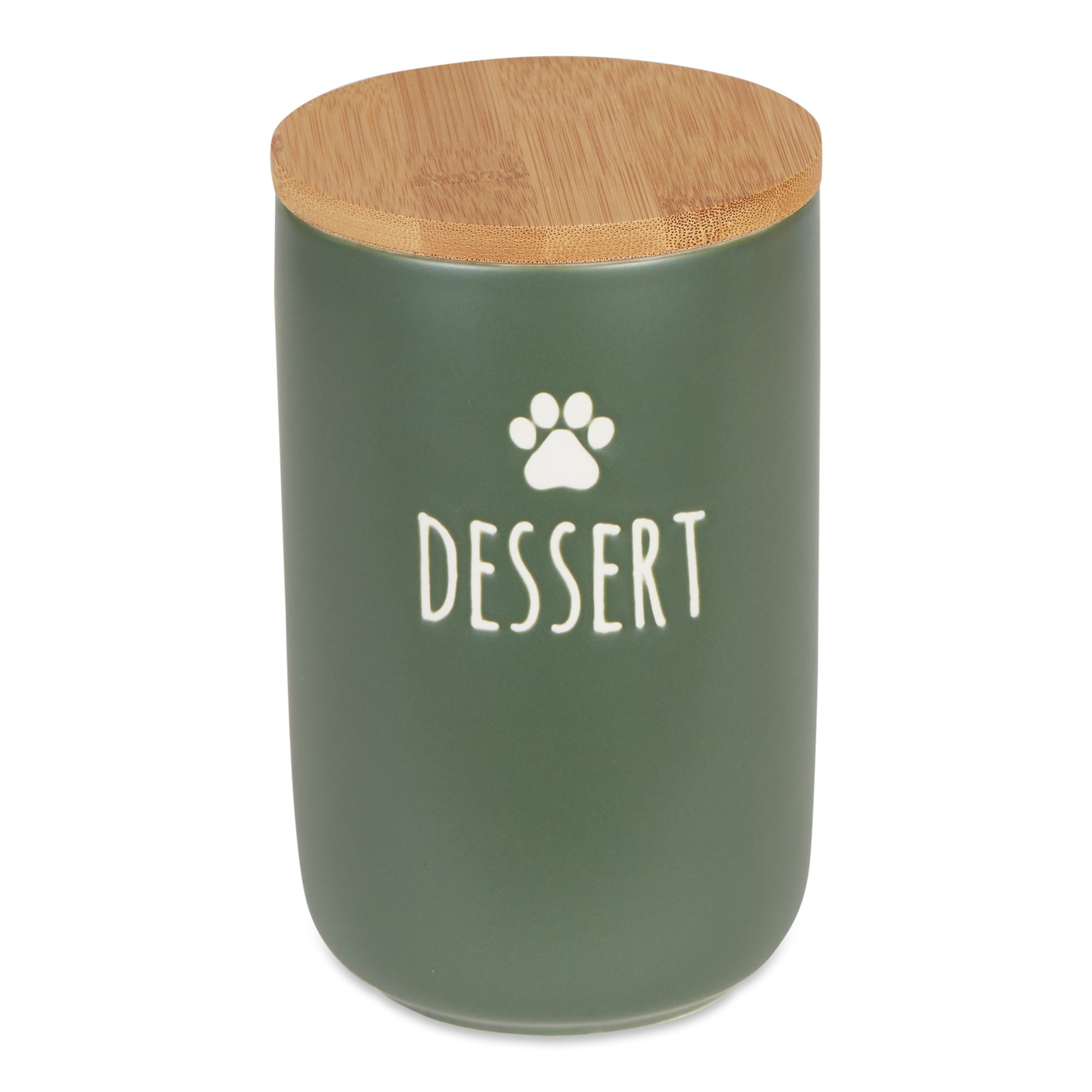 DII Dessert Hunter Green Ceramic Treat Canister