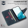 thumbnail image 2 of Compatible with Samsung Galaxy S23+Plus Case Wallet with RFID Blocking Card Slot Flip Leather Zipper with Strap Protective Phone Case for Samsung Galaxy S23 Plus Wallet Case(Blue-6.6 inch), 2 of 14