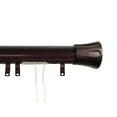 thumbnail image 3 of InStyleDesign  Flare Decorative Traverse Rod with Center Open Sliders Black 84 to 156-inch Black Finish, 3 of 4