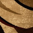 thumbnail image 3 of Home Dynamix Tribeca Slade Contemporary Abstract Area Rug, Brown/Red, 7'10" Round, 3 of 5