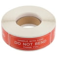 thumbnail image 4 of LABSERRON 500Pcs Please Handle With Care Stickers Paper Rectangular Fragile Goods Packaging Supplies 2.8X0.9X0.04In, 4 of 8
