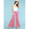 thumbnail image 5 of Made by Johnny Women's Chic Palazzo Lounge Pants XXXXXL PINK, 5 of 6