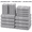 Grey, variant on 24pcs Bath Towels Set, Includes 8 Bath Towels, 12 Wash Cloths & 4 Hand Cloths, Absorbent & Quick-Drying Towels, Gift for Family & Frineds