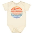 thumbnail image 3 of Inktastic Lake of the Ozarks Distressed Retro Sunset Boys or Girls Baby Bodysuit, 3 of 5