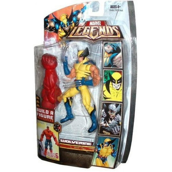 Marvel Legends Exclusive Red Hulk Build-A-Figure Wave Action Figure Wolverine