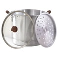 thumbnail image 4 of IMUSA MEXICANA-332 32-Qt. Steamer with Glass Lid & Wood-Look Handles, 4 of 10