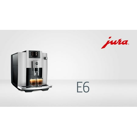 JURA - E6 Espresso Machine with Easy Cappuccino Function - Platinum