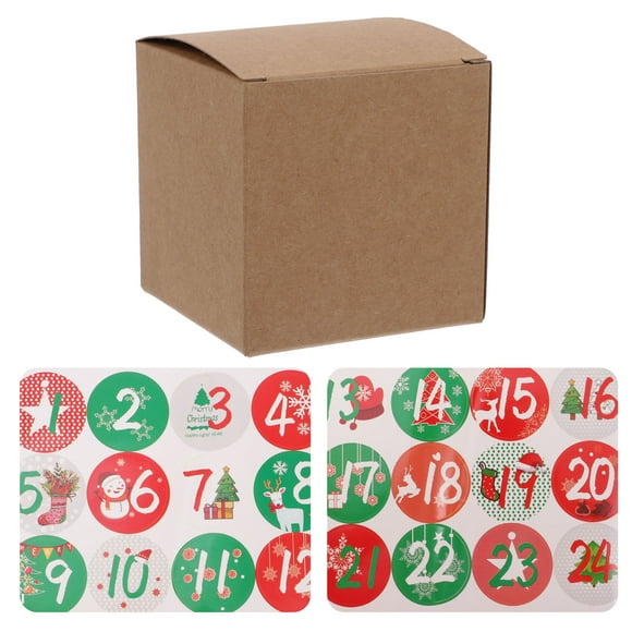 24 Ensembles de Boîtes à Cadeaux Boîte Carrée en Papier Boîte en Carton Carrée