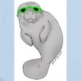 thumbnail image 2 of CafePress - Cool Manatee Infant Bodysuit - Baby Light Bodysuit, Size Newborn - 24 Months, 2 of 4