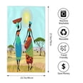 thumbnail image 4 of Bingfone African Women Ultra Absorbent & Soft Hand Towels For Bath, Hand, Face, Gym And Spa-27.5x16in, 4 of 9