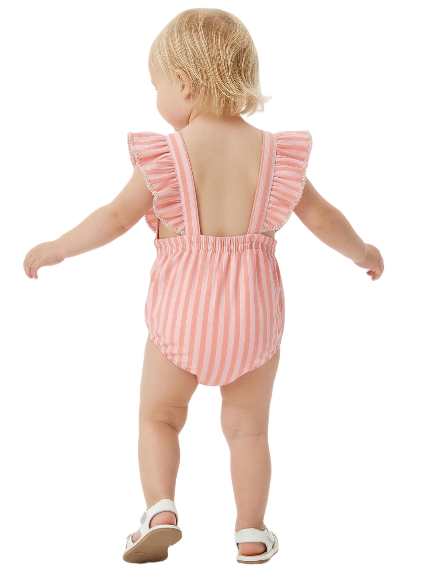 Minnie & Daisy Baby Girl Romper, Sizes 0/3 Months-24 Months