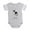 Heather Gray, variant on CafePress - I Love My Boston Terrier - Cute Infant Baby Football Bodysuit
