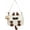 Style A, White, variant on Kawaii Messenger Bag for Women Nylon Crossbody Bags Y2K Aesthetic Purse with Cute Accessory Pendant