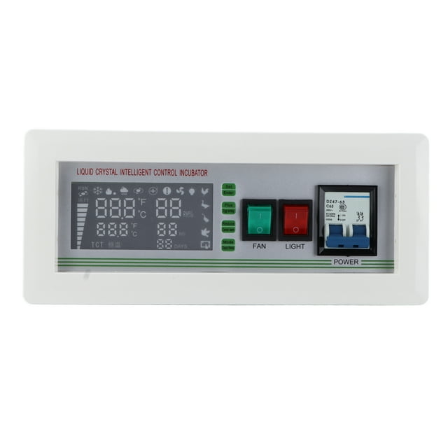 Controlador automático de incubadora de temperatura y humedad, termostato de incubadora de huevos inteligente estable para refrigerador ANGGREK JC2114