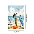 thumbnail image 4 of Amhnf Pelican And Heron Beach Scene Garden Flag For Home Outdoor Garden Yard Decor 12x18 inch, 4 of 5