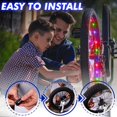thumbnail image 2 of HLONK LED Bike Lights 2 Pack  Bike Wheels Lights for Boys Accesories for bycicle for Night Riding Battery Powered (Included) - Multicolor, 2 of 6
