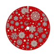 thumbnail image 1 of Falda de árbol de Navidad estampada nueva de 90 cm con borde cepillado, 20 unidades, 009, 1 of 5