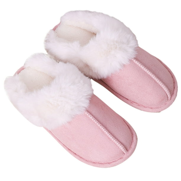 Zapatillas de interior difusas, antideslizantes, de felpa, con punta cerrada, cómodas para el invierno Ndcxsfigh Tenis De Mujer Tenis De Hombre