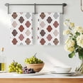 thumbnail image 3 of Moroccan Geometric Kitchen Towels Set of 2, Vintage Boho Rhombic Pattern Red Gray Absorbent Dish Towels for Kitchen, Microfiber Hand Towel, Quick Drying Tea Towel for Cleaning Decorative Dishcloths, 3 of 7