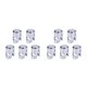 thumbnail image 3 of Toystoory 5 unids/set entusiastas del vino y la cerveza se regocijan nuestros corchos duraderos mantienen sus bebidas frescas corcho de champán plata3.8*5.5CM 2Conjunto, 3 of 6