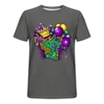 thumbnail image 4 of Camisetas de Manga Corta para Hombre Imprimir Deportes de Manga Corta Cuello Redondo Blusa Algodón Poliéster, Nueva Moda Casual Camiseta para Hombres, 4 of 5