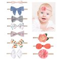 thumbnail image 4 of 10 Pcs Bandeau Bébé Mignon Fleur Nœud Papillon Bandeau Bébé Extensible, 4 of 10