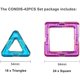 thumbnail image 5 of 42 PCS Construcción magnética Juguetes magnéticos para niños, Juguete para niña Niño Niños 3 4 5 6 7 años Pequeños regalos de cumpleaños Juegos de mesa para niños Rompecabezas educativo para niños 3 años esquí esquí Gafas de esquí, 5 of 5