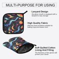 thumbnail image 3 of Yayeee Oven Mitts and Pot Holder Set of 2 Heat Resistant Kitchen Gloves Baking Hot Pad, Zodiac Stars, 3 of 5